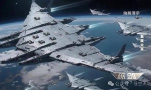 央视报道震慑敌人的十万吨级空天母舰，融合航空航天造船前沿技术